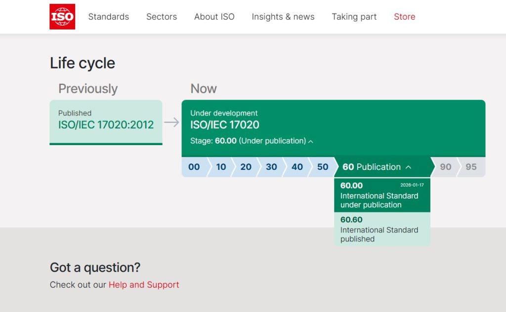 آیا آماده استقرار استاندارد ISO/ICE17020:2026 هستید؟